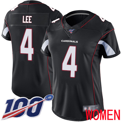 Arizona Cardinals Limited Black Women Andy Lee Alternate Jersey NFL Football 4 100th Season Vapor Untouchable